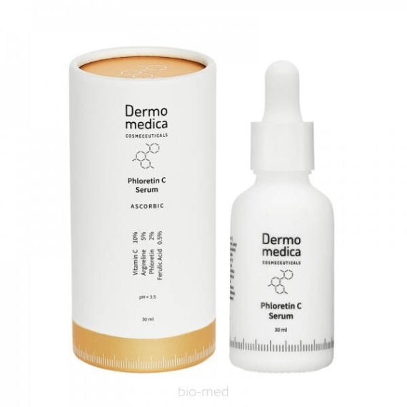 Dermomedica® • Phloretin C Serum • Serum z Witaminą C, Argireliną ®, Floretyną i Kwasem Ferulowym • 30ml - obrazek 2