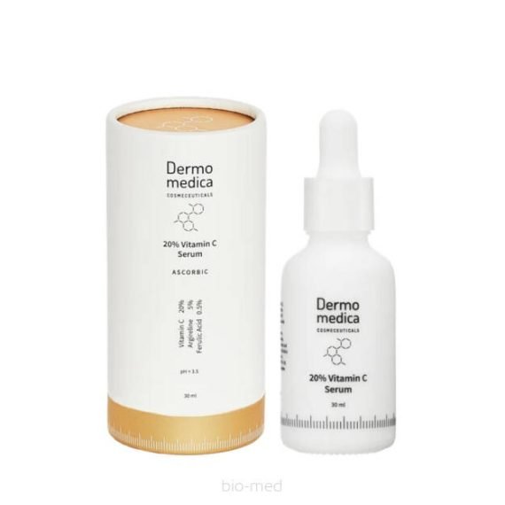 Dermomedica® • 20% Vitamin C Serum • Serum z Witaminą C 20%, Argireliną ® i Kwasem Ferulowym • 30ml - obrazek 2