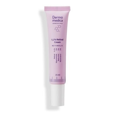 Dermomedica® • 0,1% Retinal Cream • Krem Przeciwstarzeniowy z Retinalem • 15ml