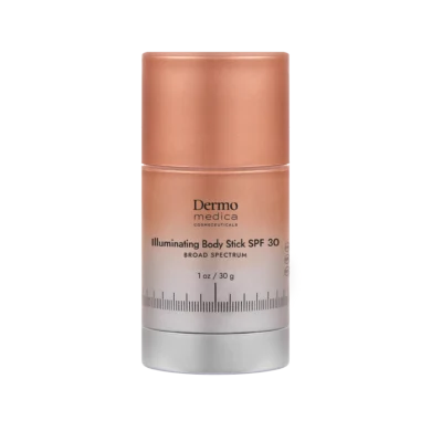 Dermomedica • Illuminating Body Stick SPF30 • Nabłyszczający sztyft, fotoprotekcyjny z zaawansowaną ochroną przeciwsłoneczną SPF30 • 30ml