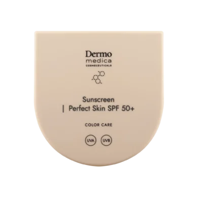 Dermomedica • Sunscreen Perfect Skin SPF50 • Fotoprotekcja, pielęgnacja i wyrównanie kolorytu w jednym kompakcie SPF50 • 9,3g