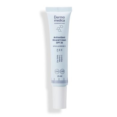 Dermomedica® • Antioxidant Mineral Cream SPF 30 • Antyoksydacyjny Krem SPF 30 z Tlenkiem Cynku • 15ml