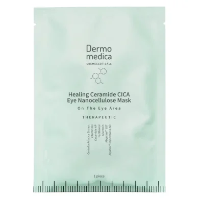 Dermomedica® • Healing Ceramide CICA Eye Nanocellulose Mask • Przeciwstarzeniowa Maska Na Okolicę Oczu • 1szt