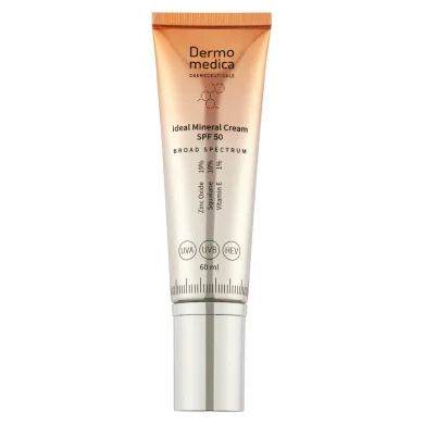 Dermomedica® • Ideal Mineral Cream SPF 50 • Idealny Krem Mineralny SPF 50 • 60ml