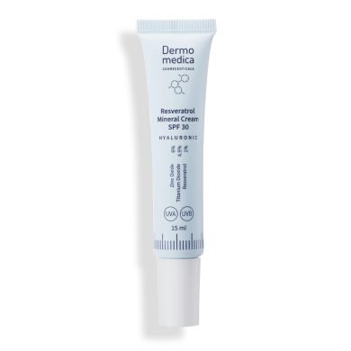 Dermomedica® • Resveratrol Mineral Cream SPF 30 • Przeciwzmarszczkowy Krem SPF 30 z Resveratrolem  • 15ml