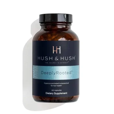 Hush & Hush® • Deeply Rooted • Suplement diety wzmacniający włosy i odżywiający skórę głowy • 120szt