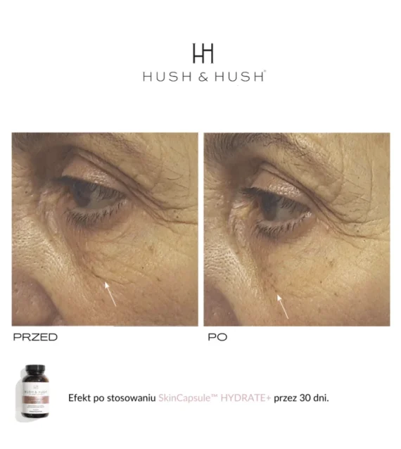 Hush & Hush® • Skin Capsule Hydrate+ • Wegański suplement diety poprawiający poziom nawilżenia skóry • 60szt - obrazek 7