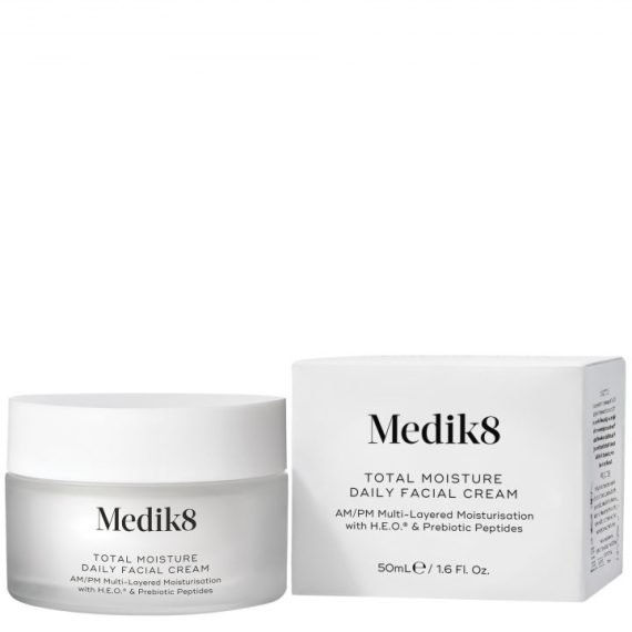 Medik8® • Total Moisture Daily Facial Cream • Krem nawilżający z peptydami prebiotycznymi • 50ml - obrazek 1