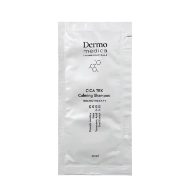 Dermomedica® • CICA TRX Calming Shampoo • Trychologiczny szampon dla wrażliwej skóry głowy • 10ml x 10szt.