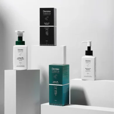 Dermomedica® • Tea Tree Oil Cleanser + Azelaic TRX Foam Cleanser • Zestaw do dwuetapowego mycia twarzy • 2x150ml