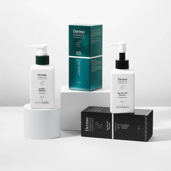 Dermomedica® • Tea Tree Oil Cleanser + Azelaic Cleanser • Zestaw do dwuetapowego mycia twarzy • 2x150ml - obrazek 1