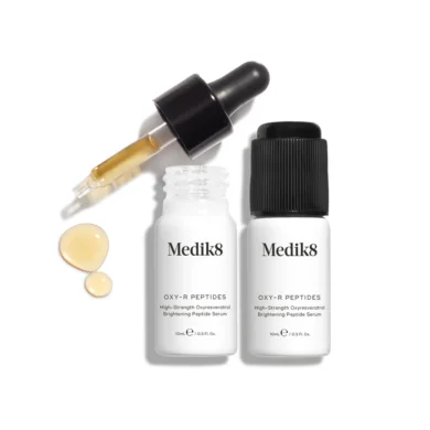Medik8® • Oxy-R Peptides • Serum redukujące przebarwienia z 1% oksyresweratrolem • 2x10ml