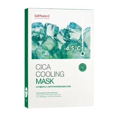 Cell Fusion C® • Cica Cooling Mask • Chłodząco-wygładzająca maska hydrożelowa • 25g x 5szt.