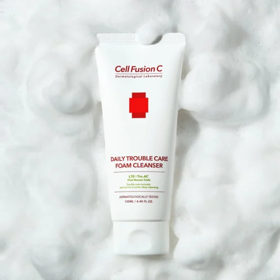 Cell Fusion C® • Daily Trouble Care Foam Cleanser • Pianka oczyszczająca do skóry tłustej, trądzikowej • 130ml - obrazek 3
