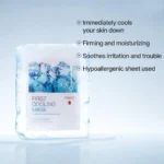 Cell Fusion C® • First Cooling Mask • Chłodząca maska hydrożelowa dla podrażnionej skóry 25g x 5szt. - obrazek 4