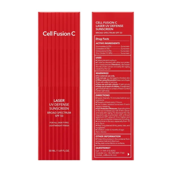 Cell Fusion C® • Laser Sunscreen 100 SPF 50+/PA +++ • Krem z wysoką ochroną przeciwsłoneczną • 50ml - obrazek 2