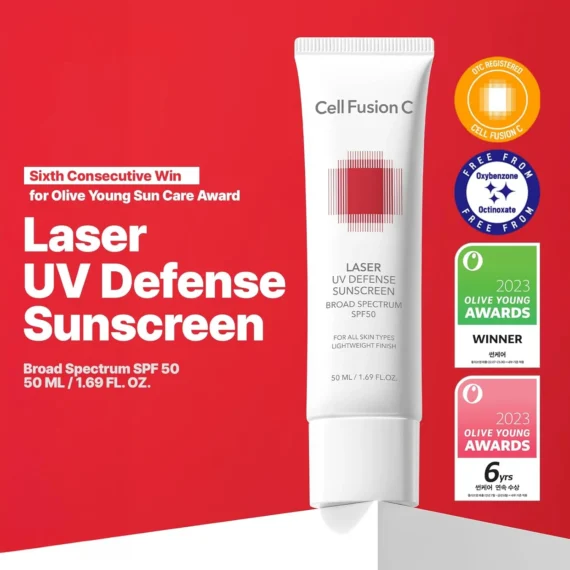 Cell Fusion C® • Laser Sunscreen 100 SPF 50+/PA +++ • Krem z wysoką ochroną przeciwsłoneczną • 50ml - obrazek 7