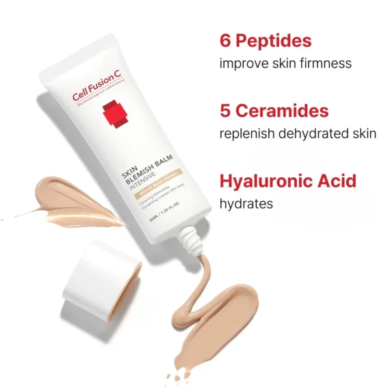 Cell Fusion C® • Skin Blemish Balm Intensive • Fluid rozjaśniająco-regenerujący do skóry suchej, starzejącej się • 40ml - obrazek 2