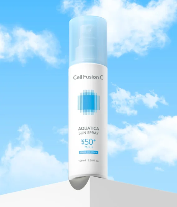 Cell Fusion C® • Aquatica Sun Spray SPF50+ PA++++ • Nawilżająca mgiełka do każdego rodzaju skóry • 100ml - obrazek 2