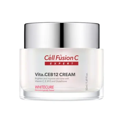 Cell Fusion C® Expert • Vita.CEB12 Cream • Krem silnie rozjaśniający dla skóry wrażliwej, regenerujący • 50ml