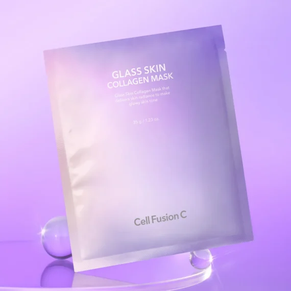 Cell Fusion C® • Glass Skin Collagen Mask • Maska wygładzająca skórę z efektem Glass Skin • 35g x 5szt - obrazek 5
