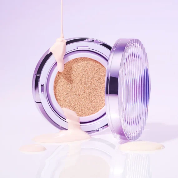 Cell Fusion C® • Glass Skin Cushion SPF40 PA++ • Wygładzająco-ochronny podkład w poduszce z efektem Glass Skin • 13g - obrazek 2