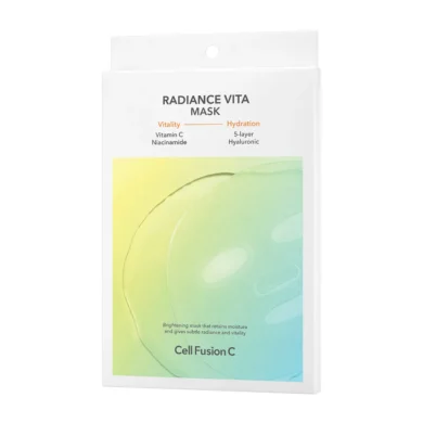 Cell Fusion C® • Radiance Vita Mask • Rozświetlająco-nawilżająca maska w płacie • 25ml x 5szt