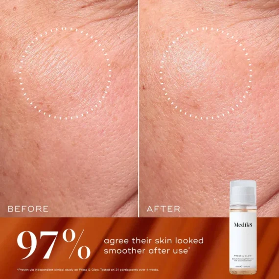 Medik8® • Zestaw Luminous Lift • Press & Glow™ • 200ml • Liquid Peptides™ • 30ml - obrazek 4