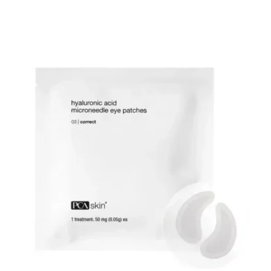 PCA Skin® • Hyaluronic Acid Microneedle Eye Patches • Mikroigłowe płatki pod oczy nawilżająco-rozjaśniające-odmładzające • 2szt