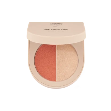 Dermomedica • Silk Glow Duo • Paleta do makijażu twarzy : róż i rozświetlacz • 5,2g